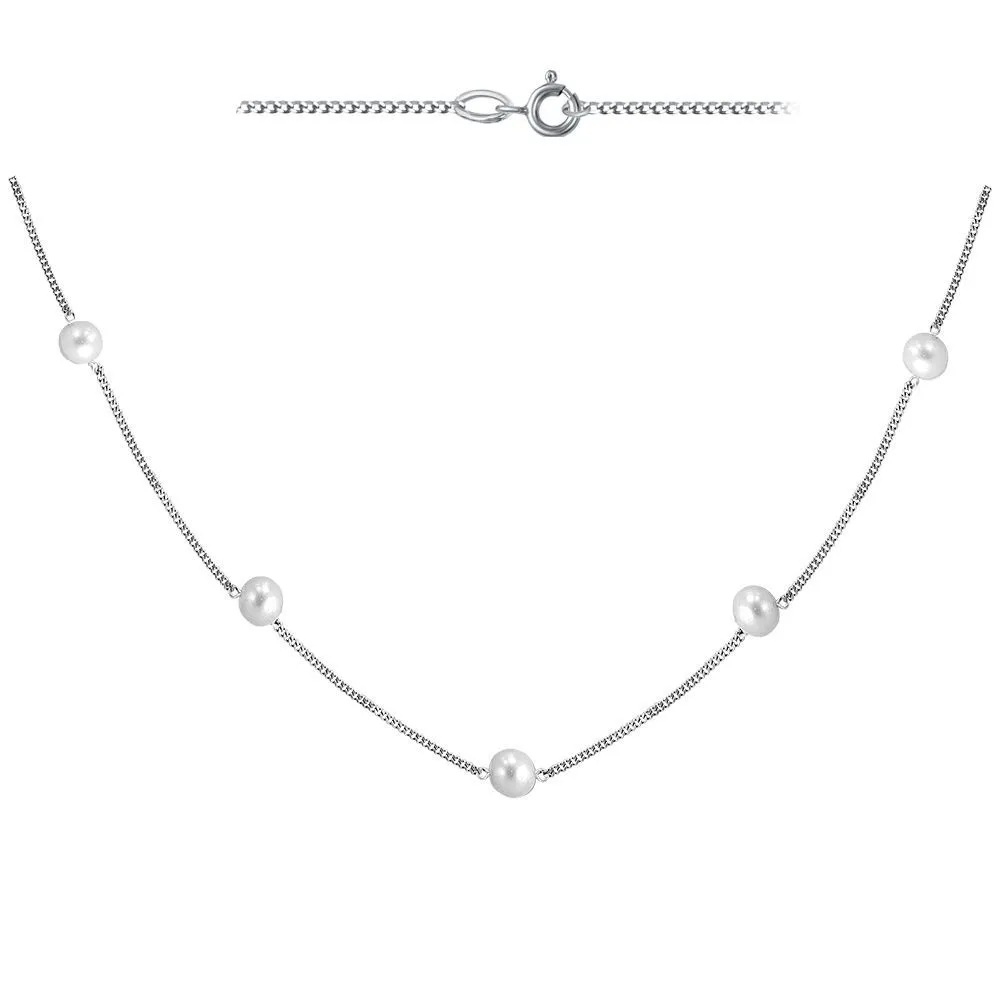 Серебряное колье