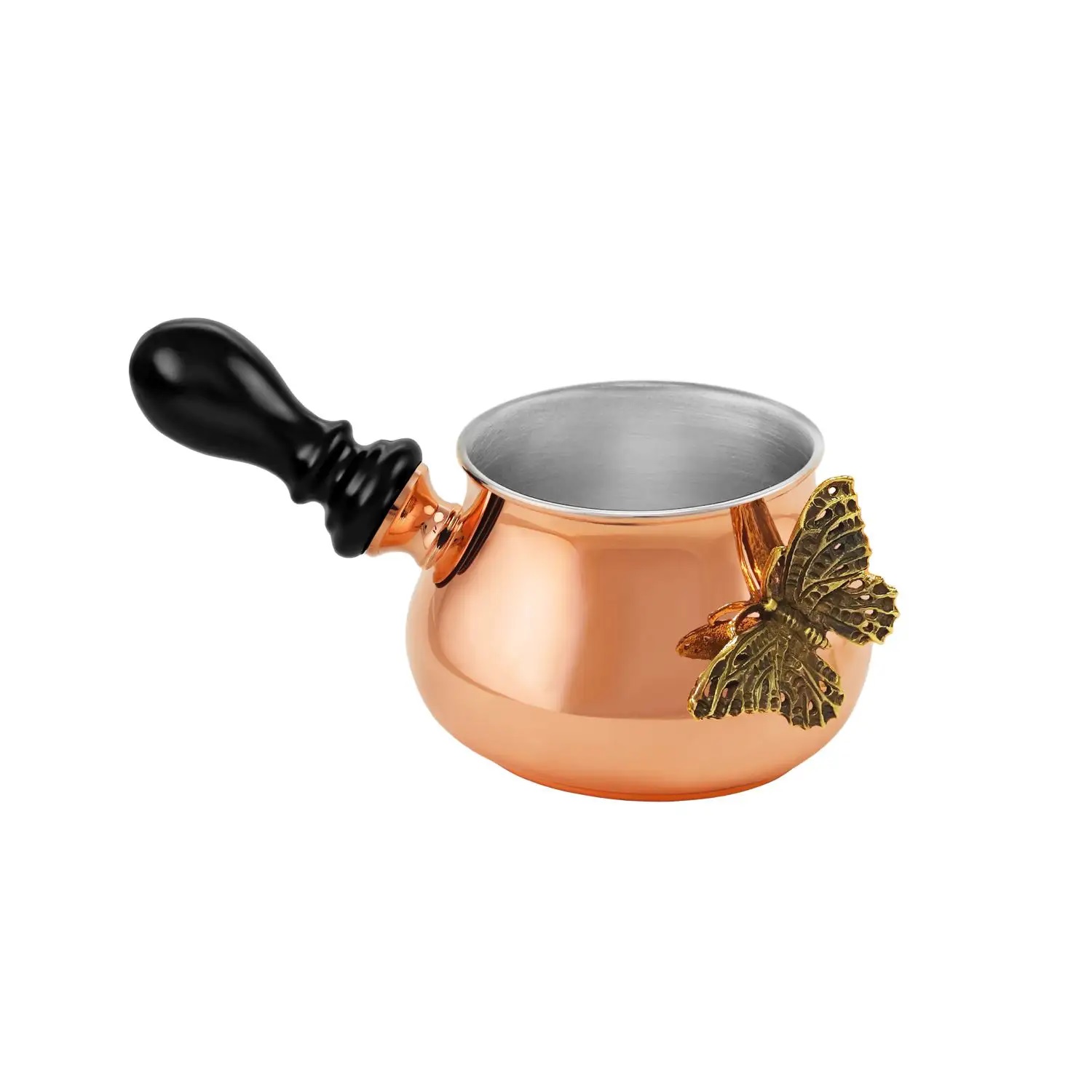 Набор медной посуды с чернением Бабочки для кофеФото 28942-03.jpg