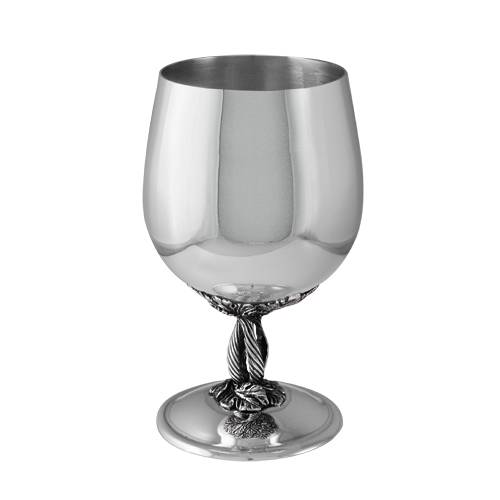 Серебряный бокал для коньяка Виноградная лоза