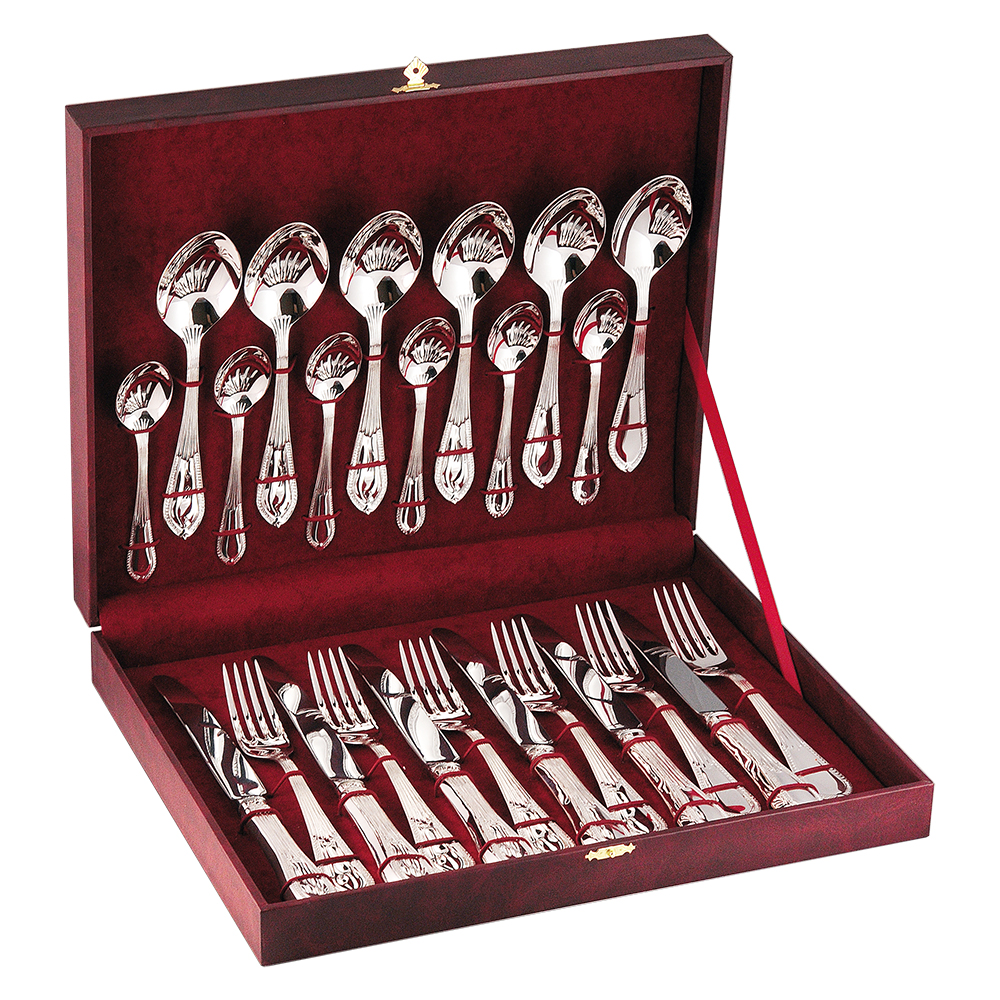 Набор столового серебра Ампир на 6 персон