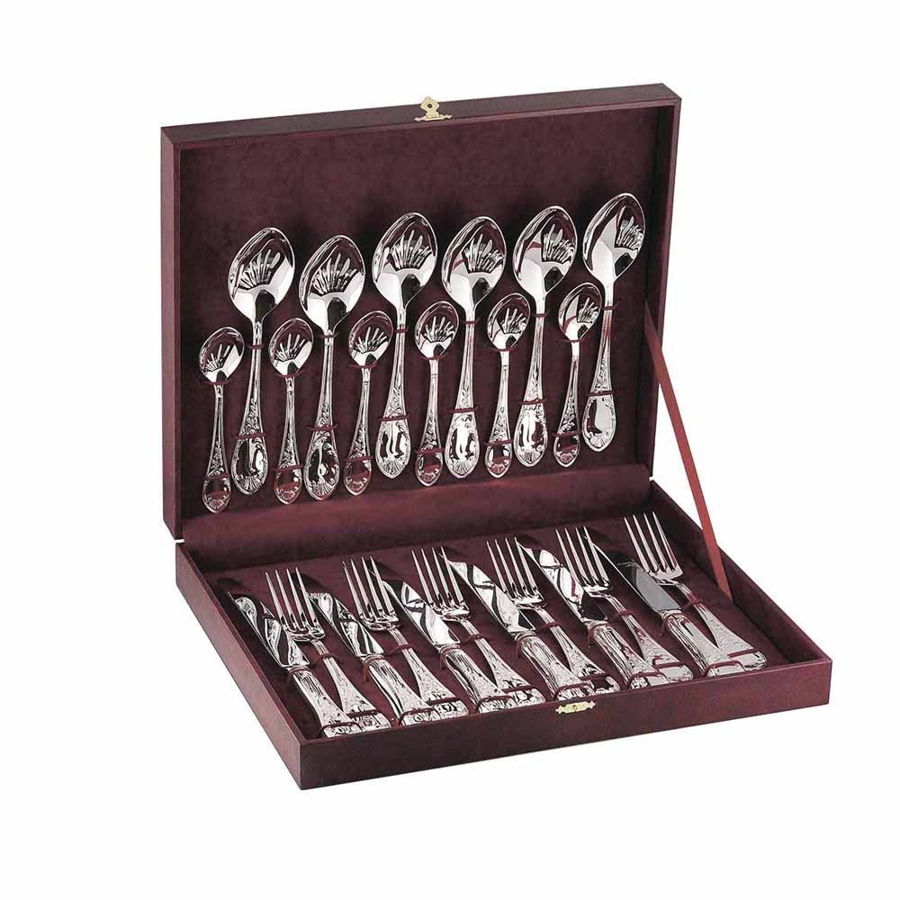 Набор столового серебра Весна на 6 персон