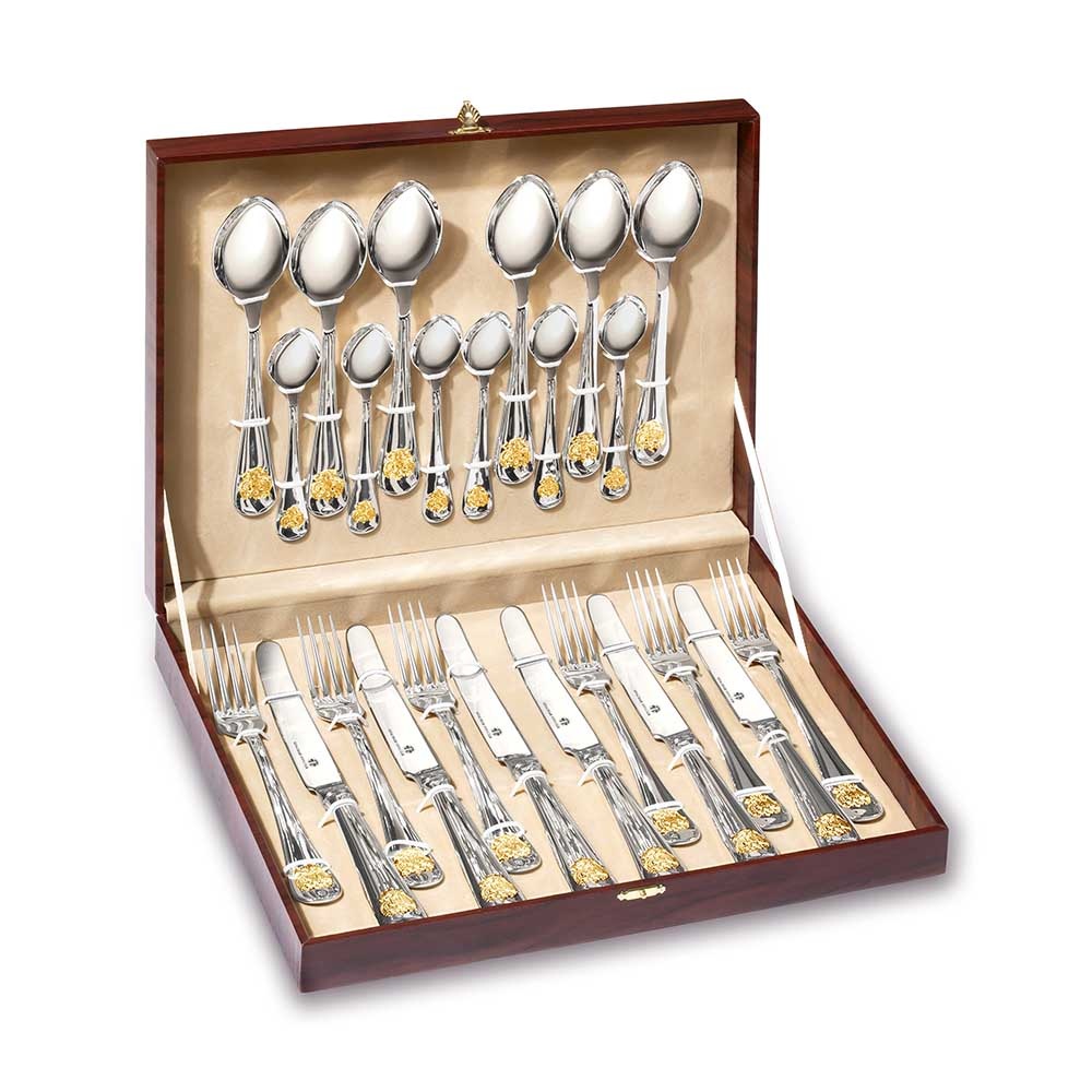 Набор столового серебра Герб на 6 персон