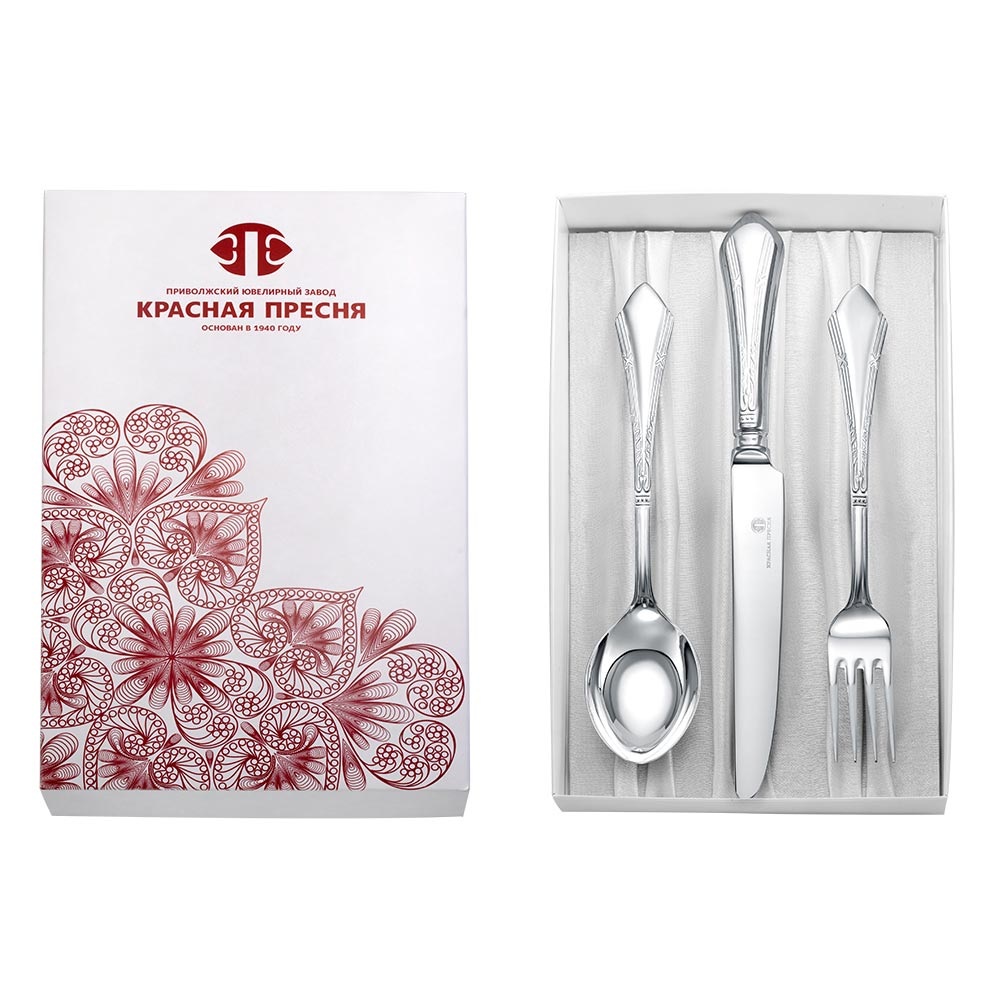 Набор столового серебра Элегант на 1 персону