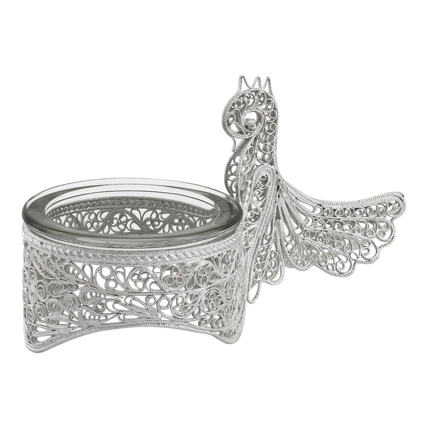 Серебряная солонка Соловушка