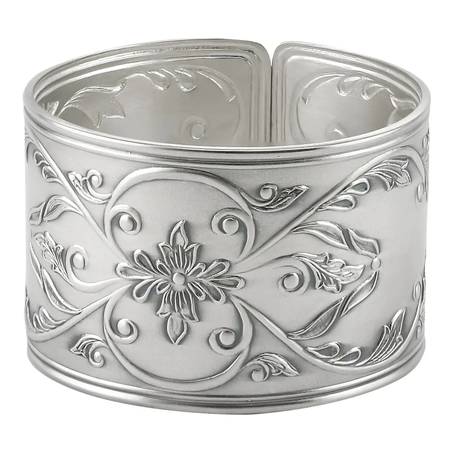 Серебряное кольцо для салфеток № 2