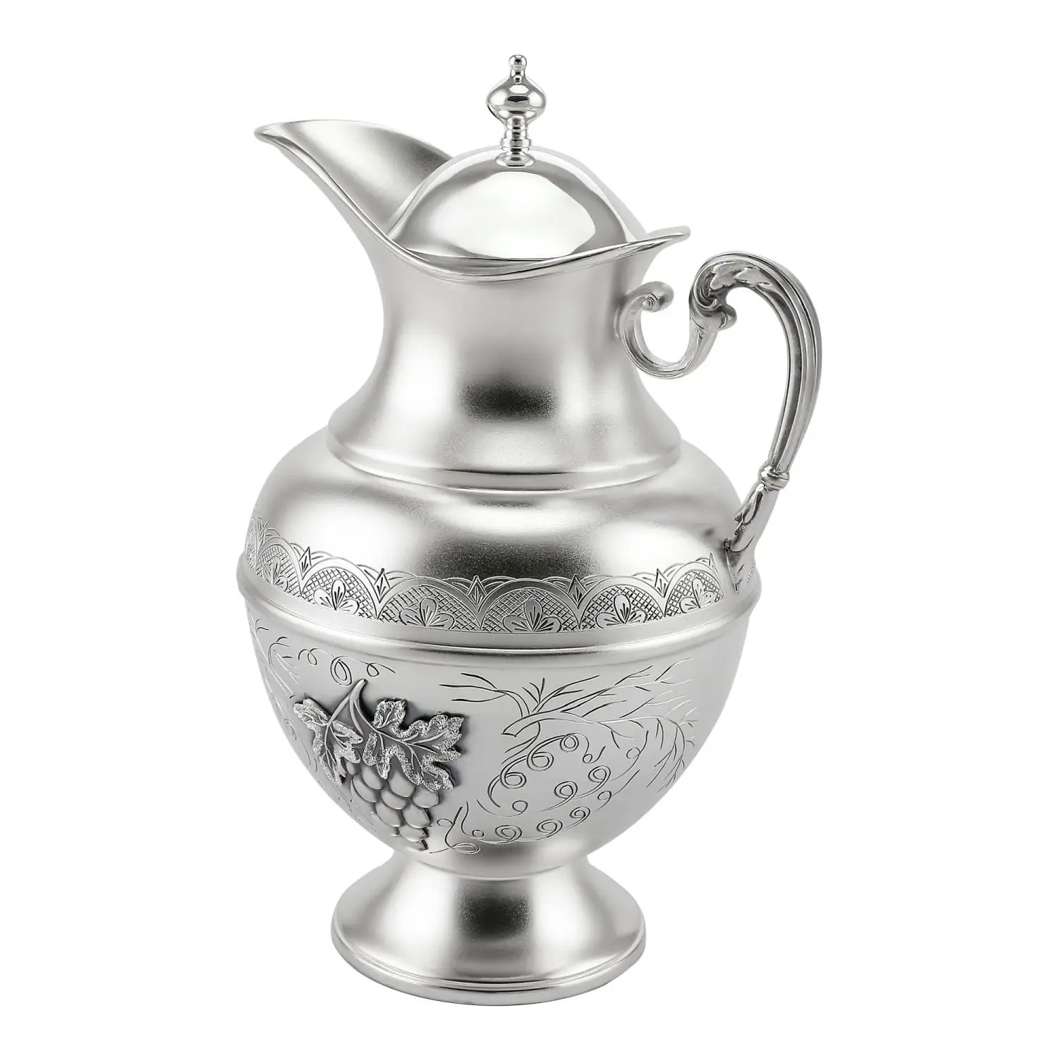 Серебряный молочник № 17 Виноградная лоза