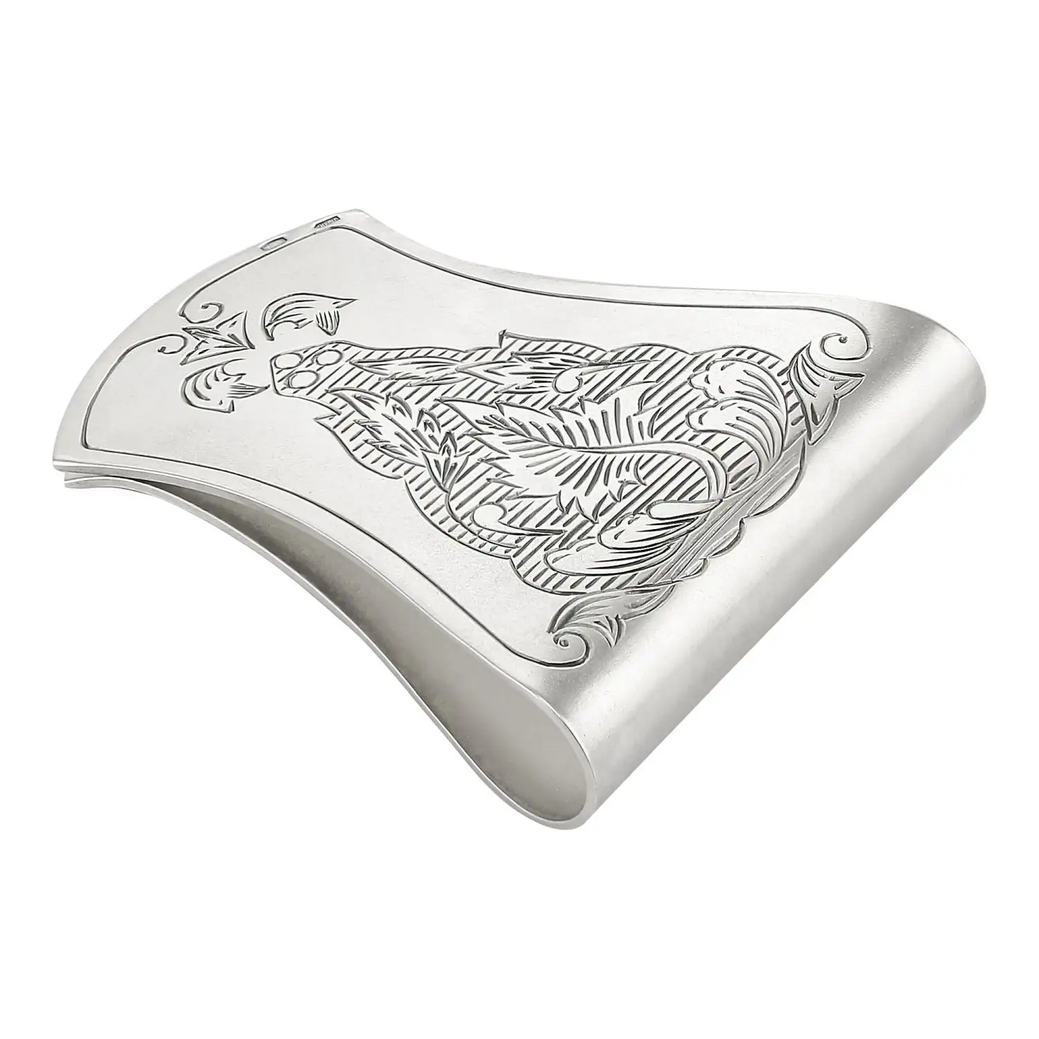 Серебряный зажим для денег