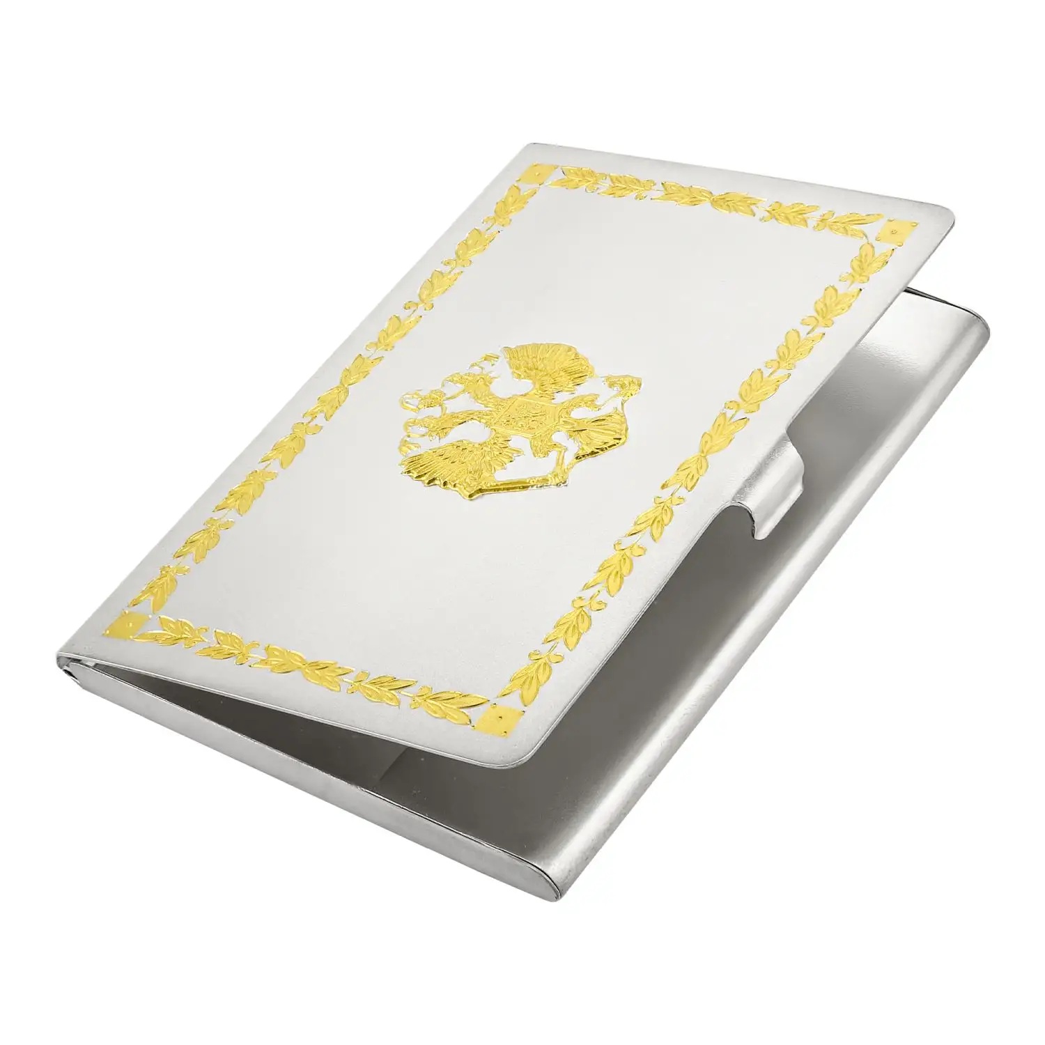 Серебряная визитница № 3