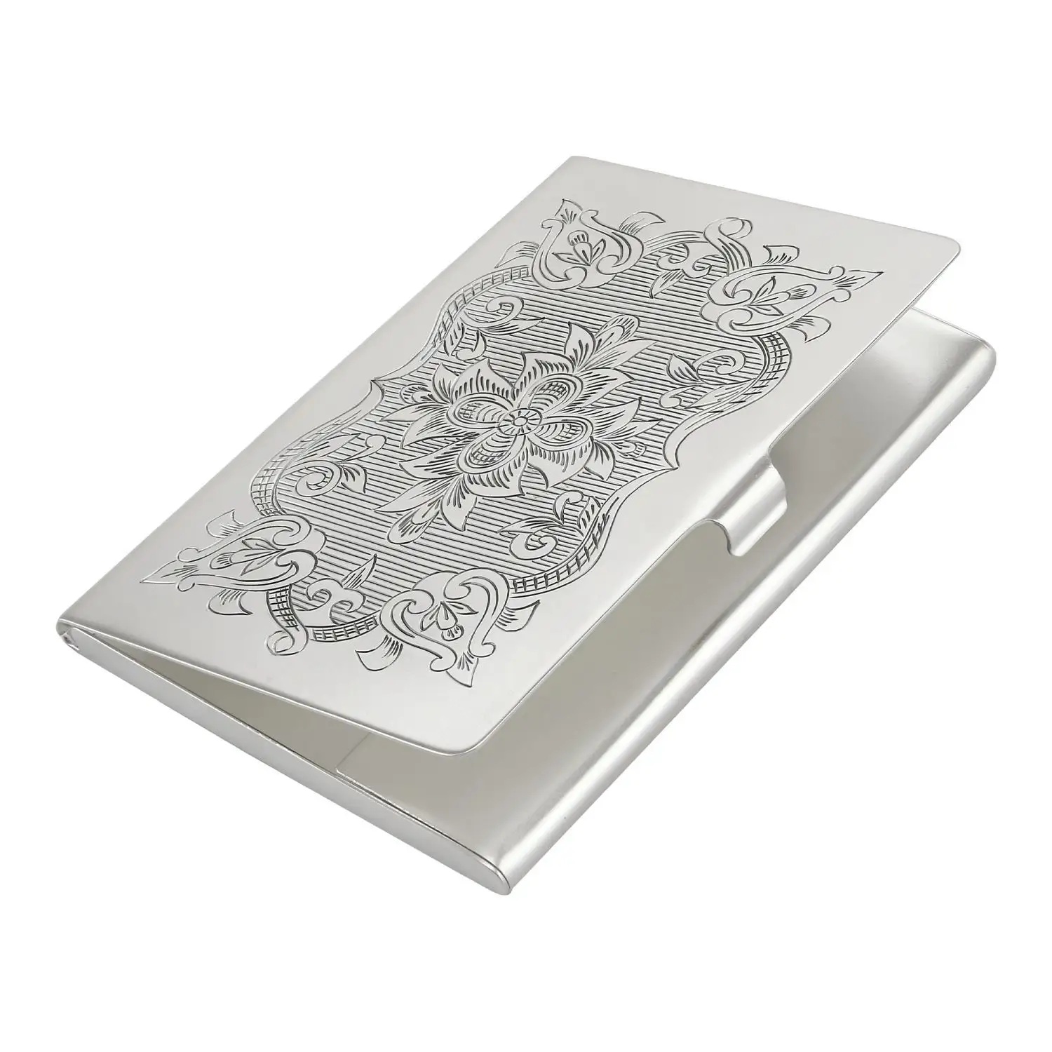 Серебряная визитница № 5