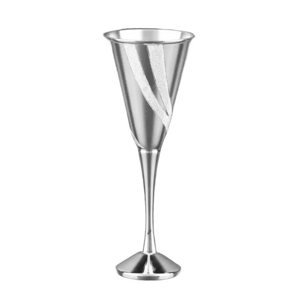 Серебряный бокал для шампанского № 15