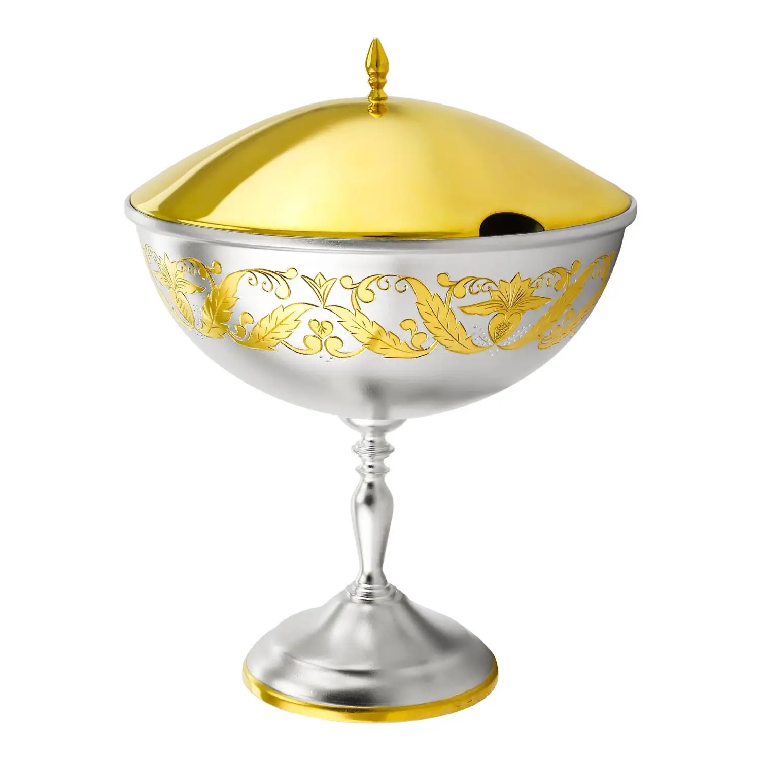 Серебряная ваза для варенья № 12