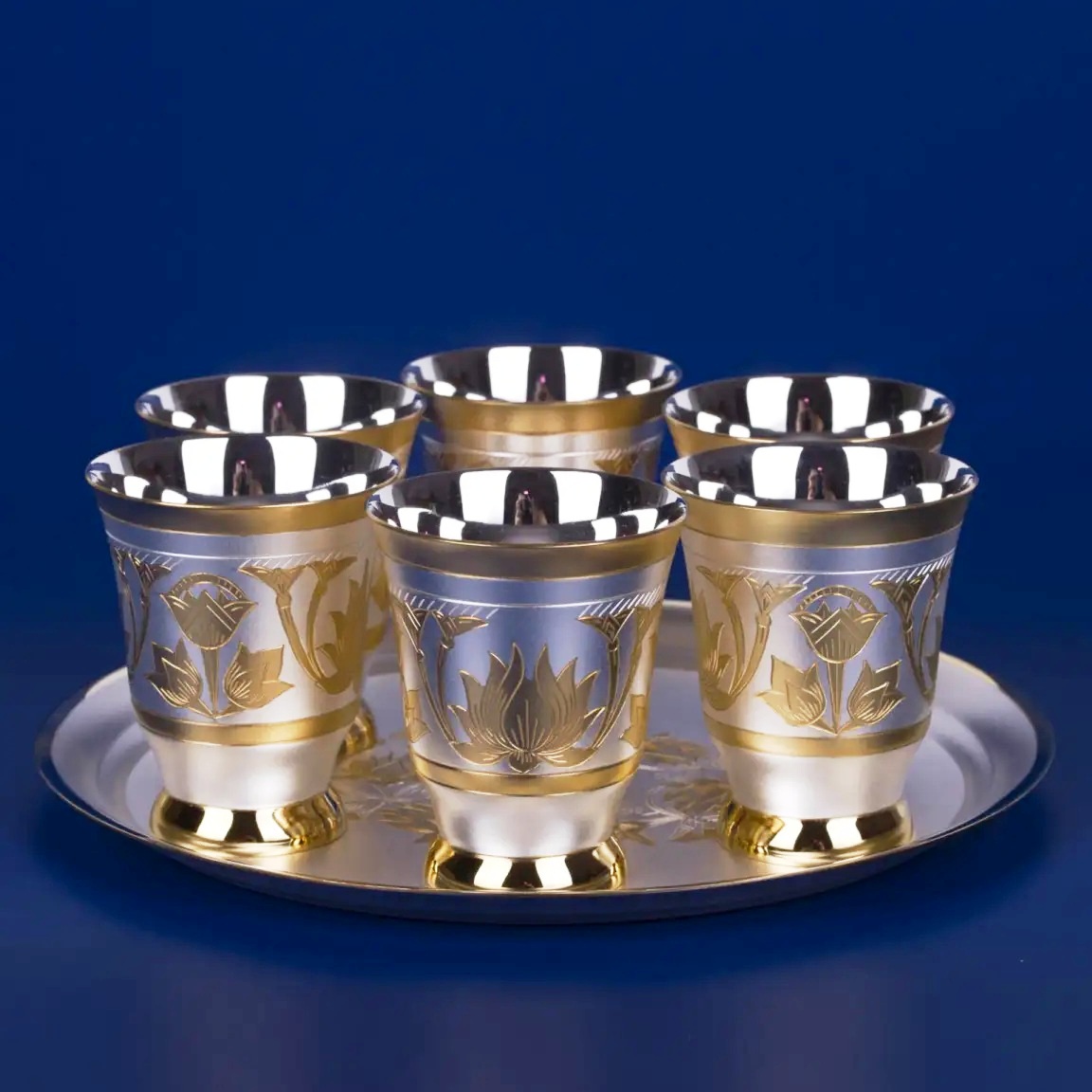 Серебряный винный набор № 3/С ЛотосФото 29115-02.jpg