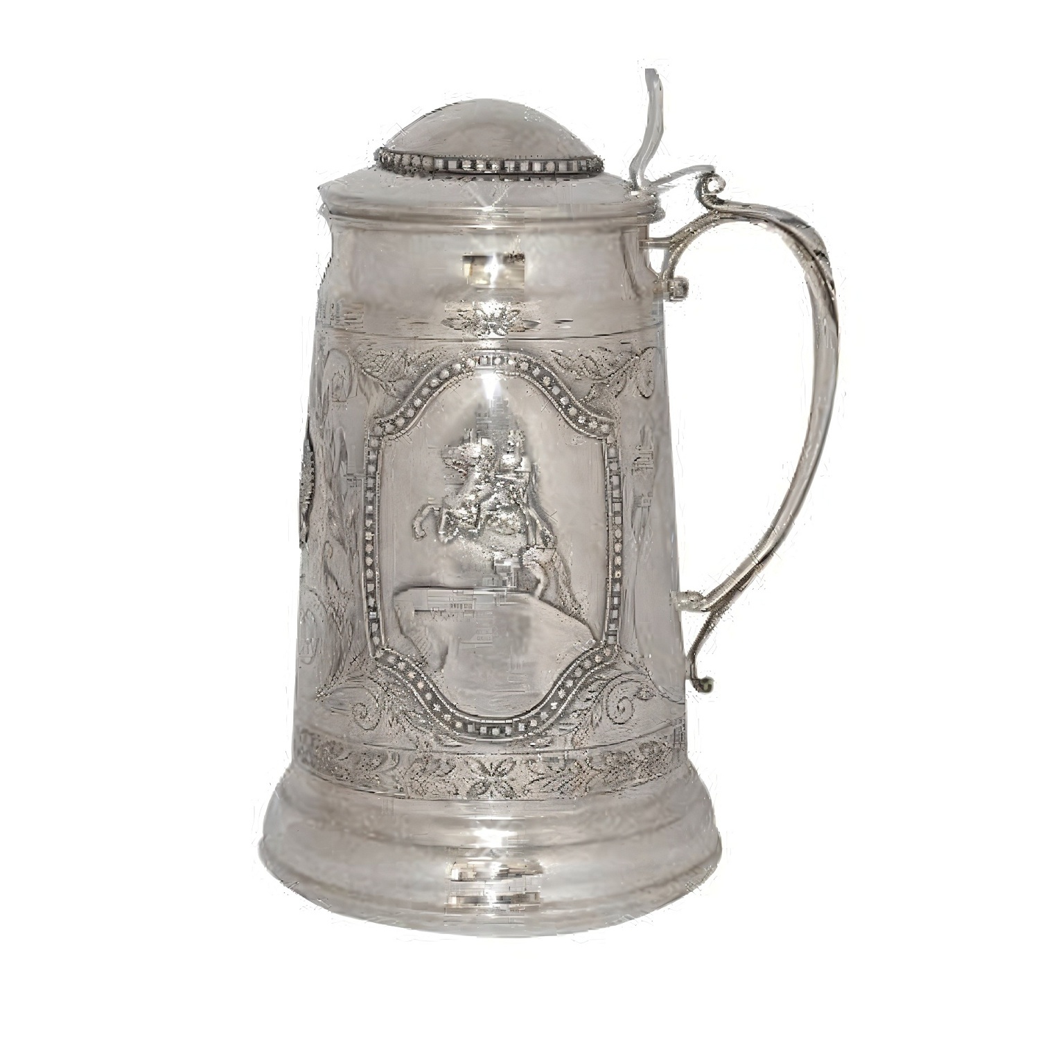 Серебряная кружка для пива № 5Фото 29136-02.jpg