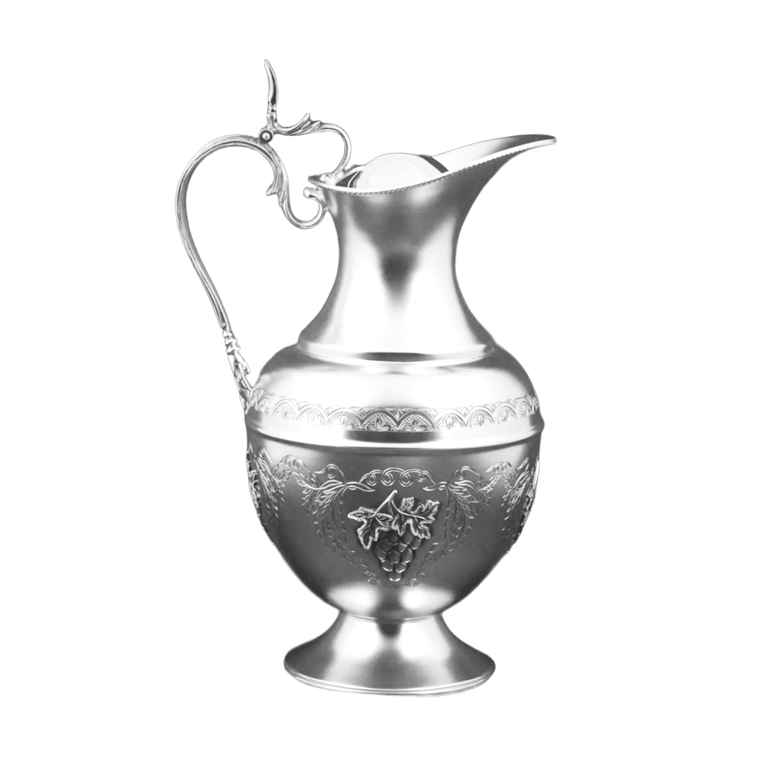 Серебряный кувшин № 17 Виноградная лоза