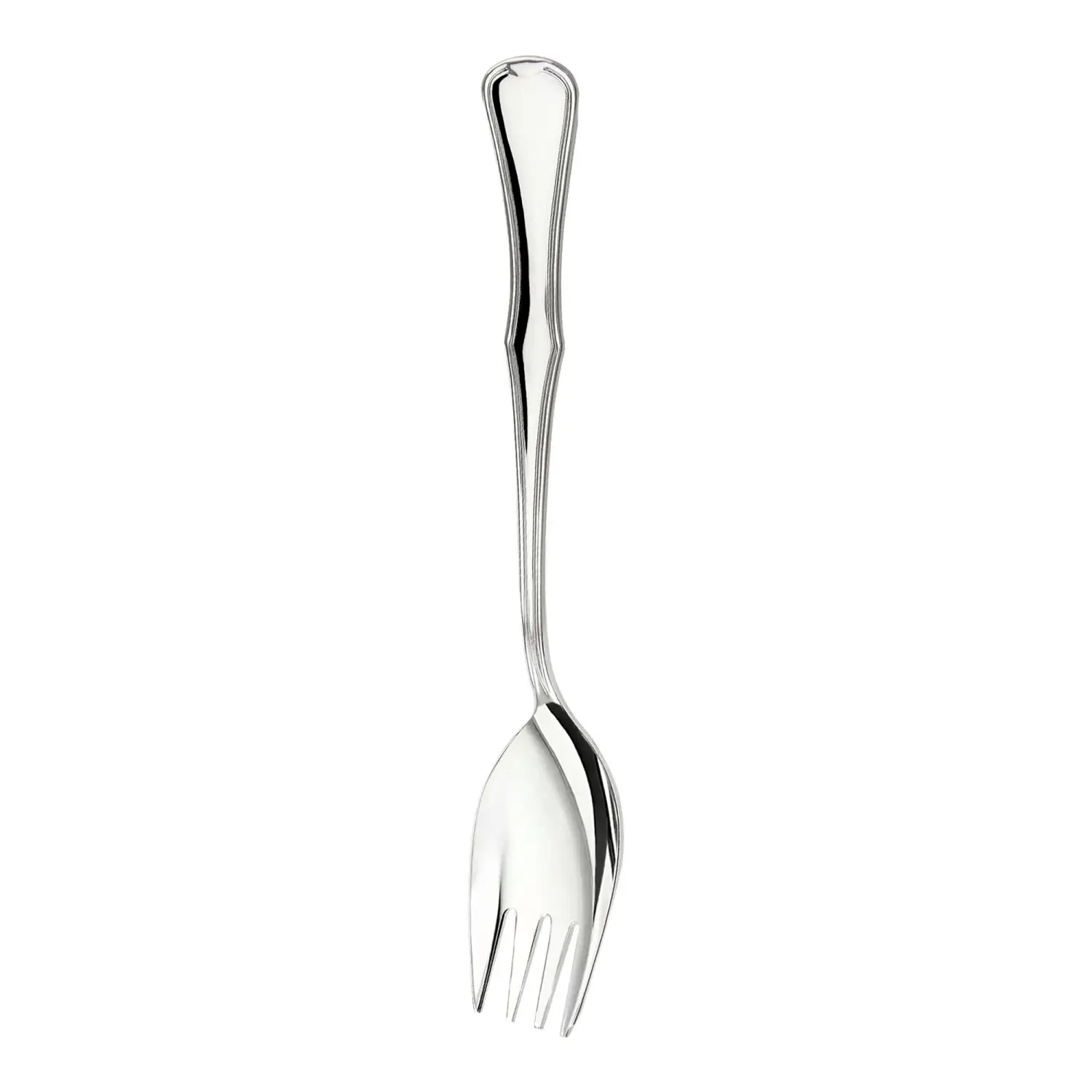 Серебряная вилка для пирожного № 14