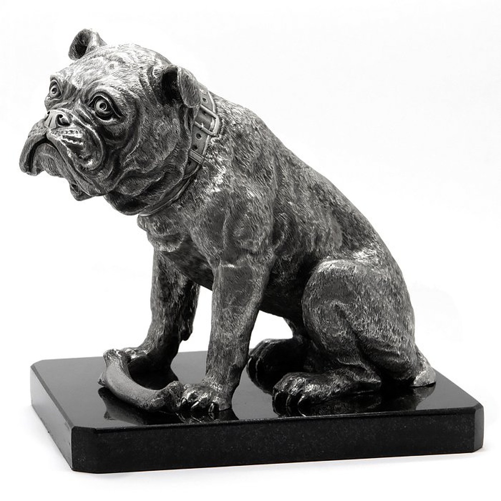 Серебряная статуэтка Французский бульдог