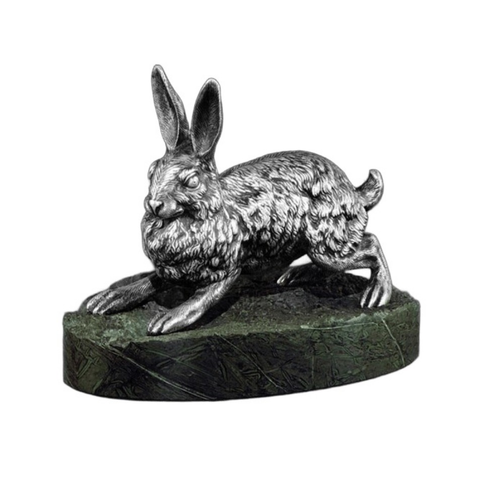 Серебряная статуэтка Кролик