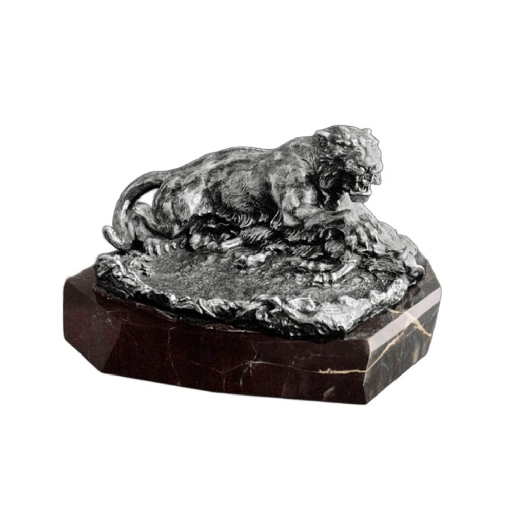 Серебряная скульптура ТигрФото 29356-02.jpg