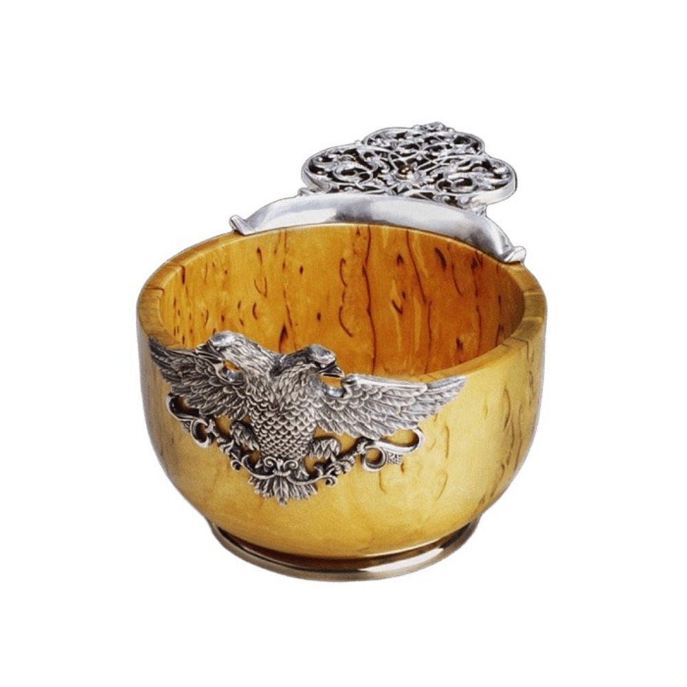 Серебряный ковш подарочный