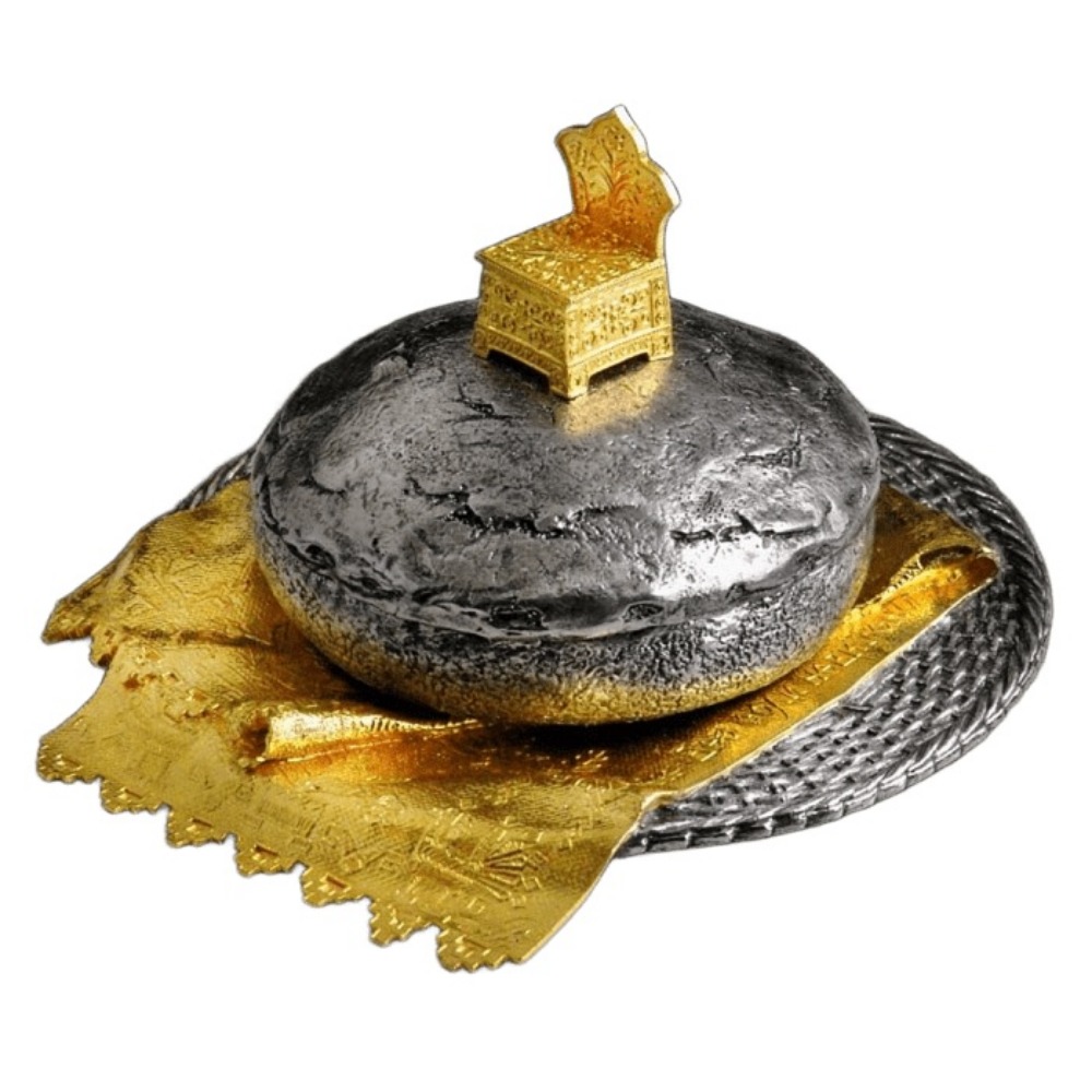 Серебряная солонка Хлеб да соль