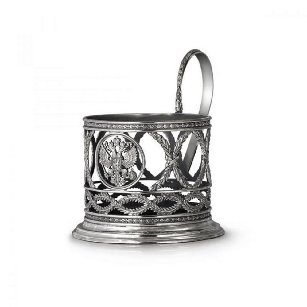 Серебряный подстаканник Герб