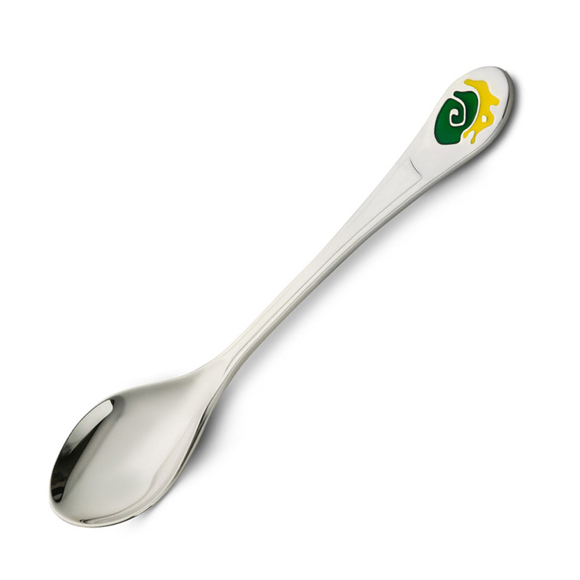 Серебряная детская ложка Улитка