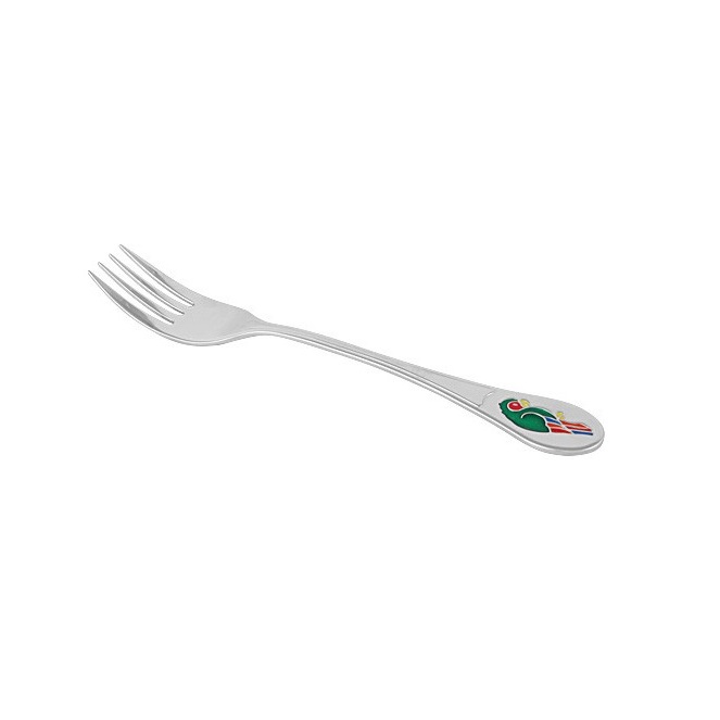 Серебряная вилка детская Попугай  (снято с производства)