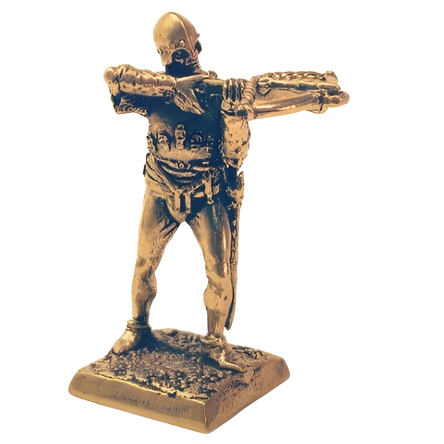 Бронзовая статуэтка Арбалетчик (Генуэзцы - экспедиция Карло Ломеллино 1434 год)