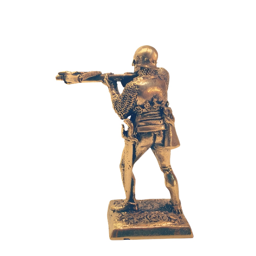 Бронзовая статуэтка Арбалетчик (Генуэзцы - экспедиция Карло Ломеллино 1434 год)Фото 29416-02.jpg