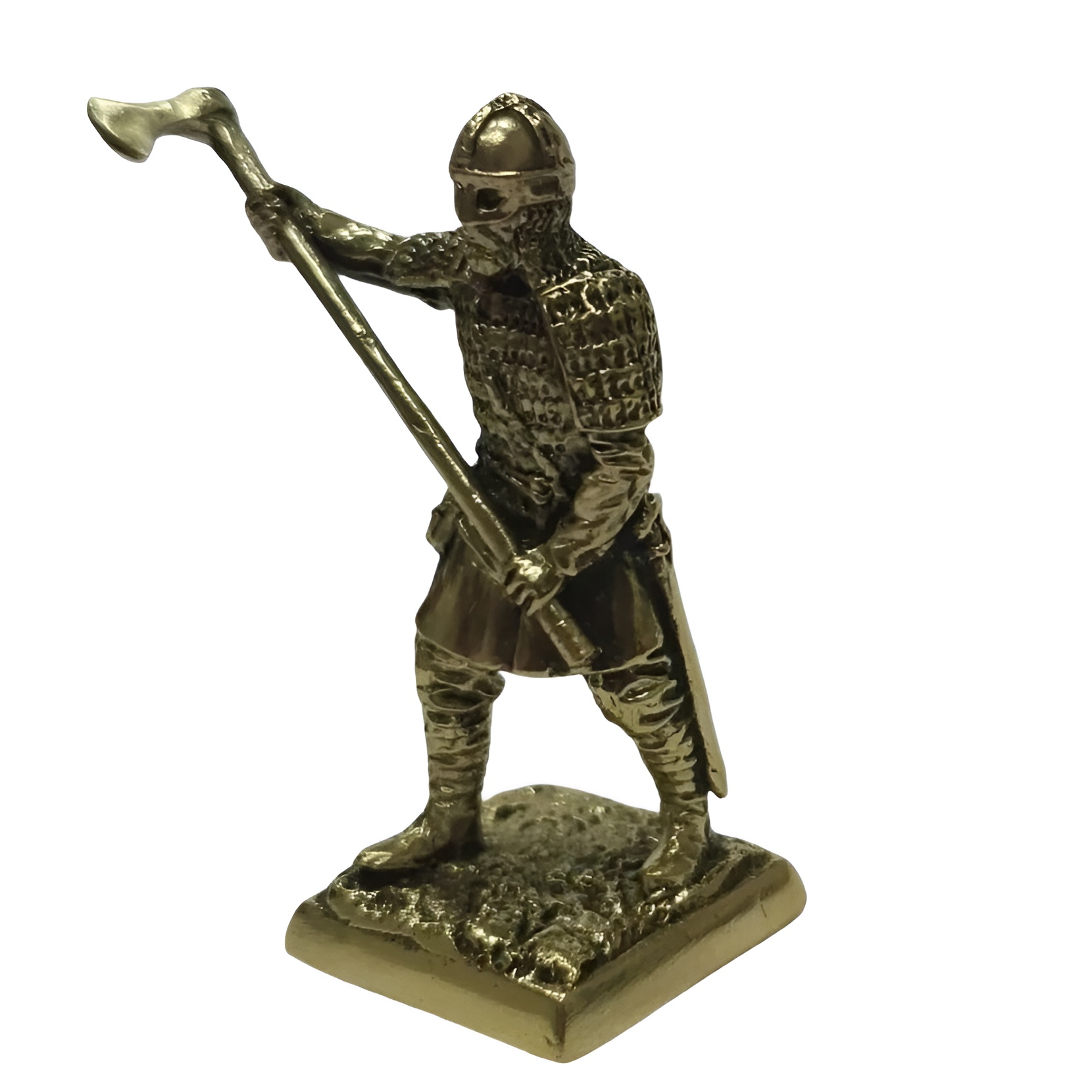 Бронзовая статуэтка Воин с топором (Войско князя Владимира Х век)