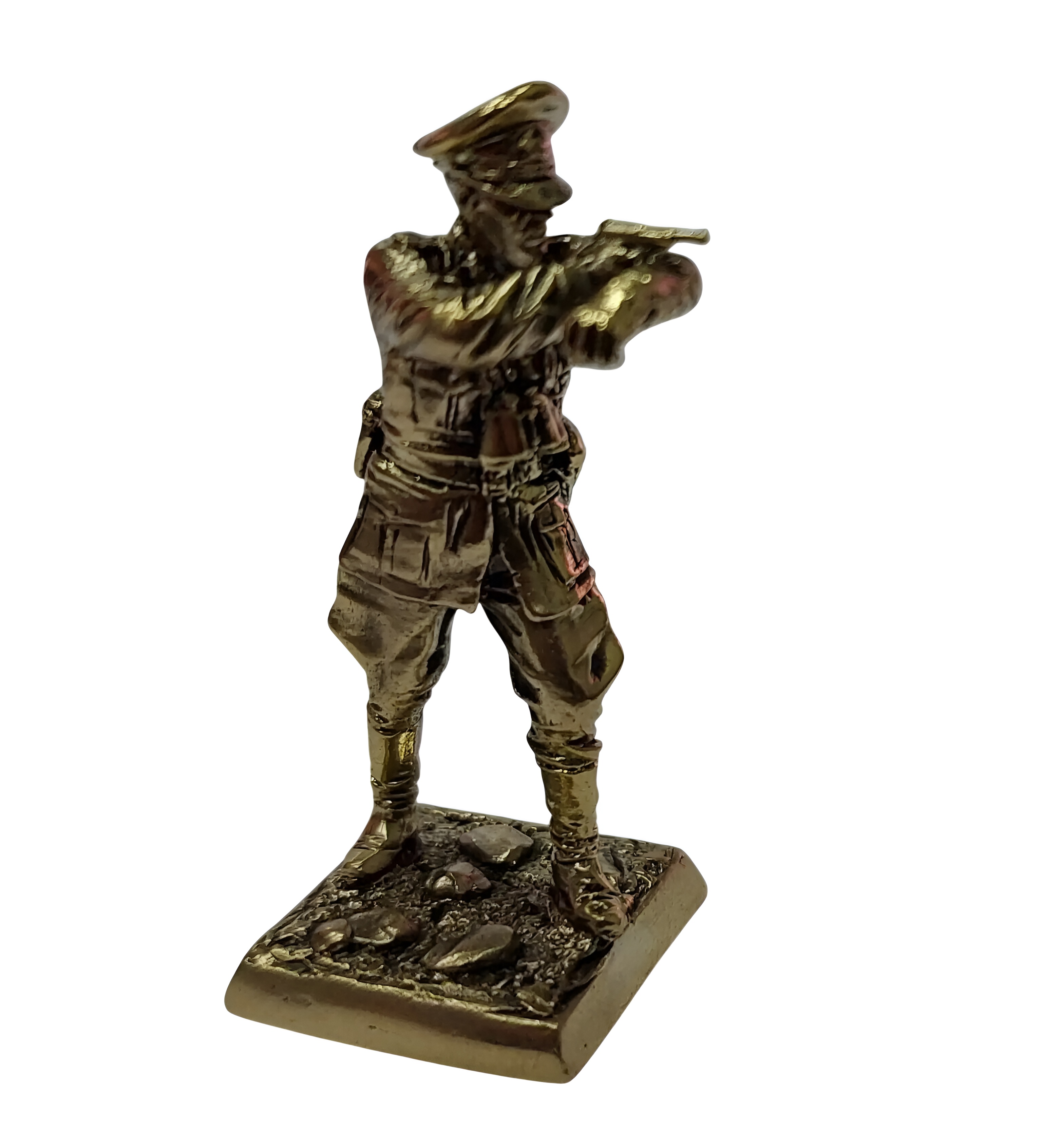Бронзовая статуэтка Офицер с парабеллумом (Вермахт 1944 года)
