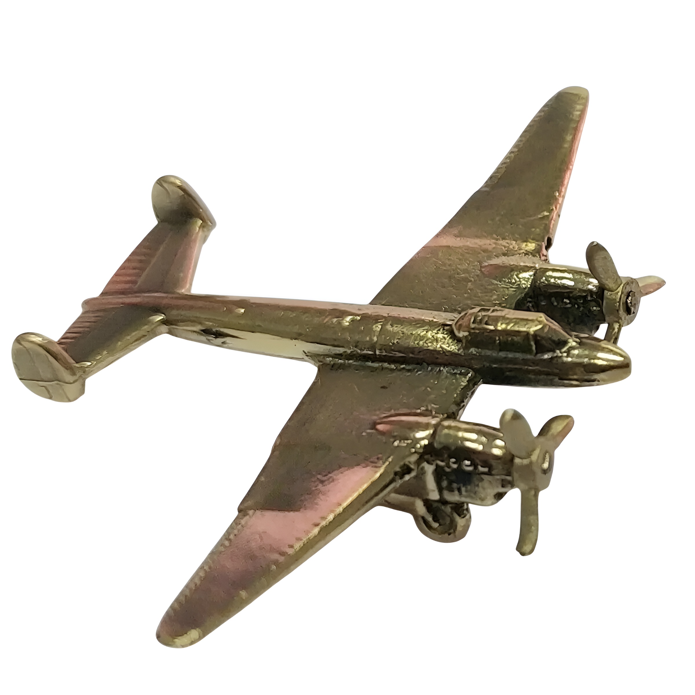Бронзовая статуэтка самолет Пе-2