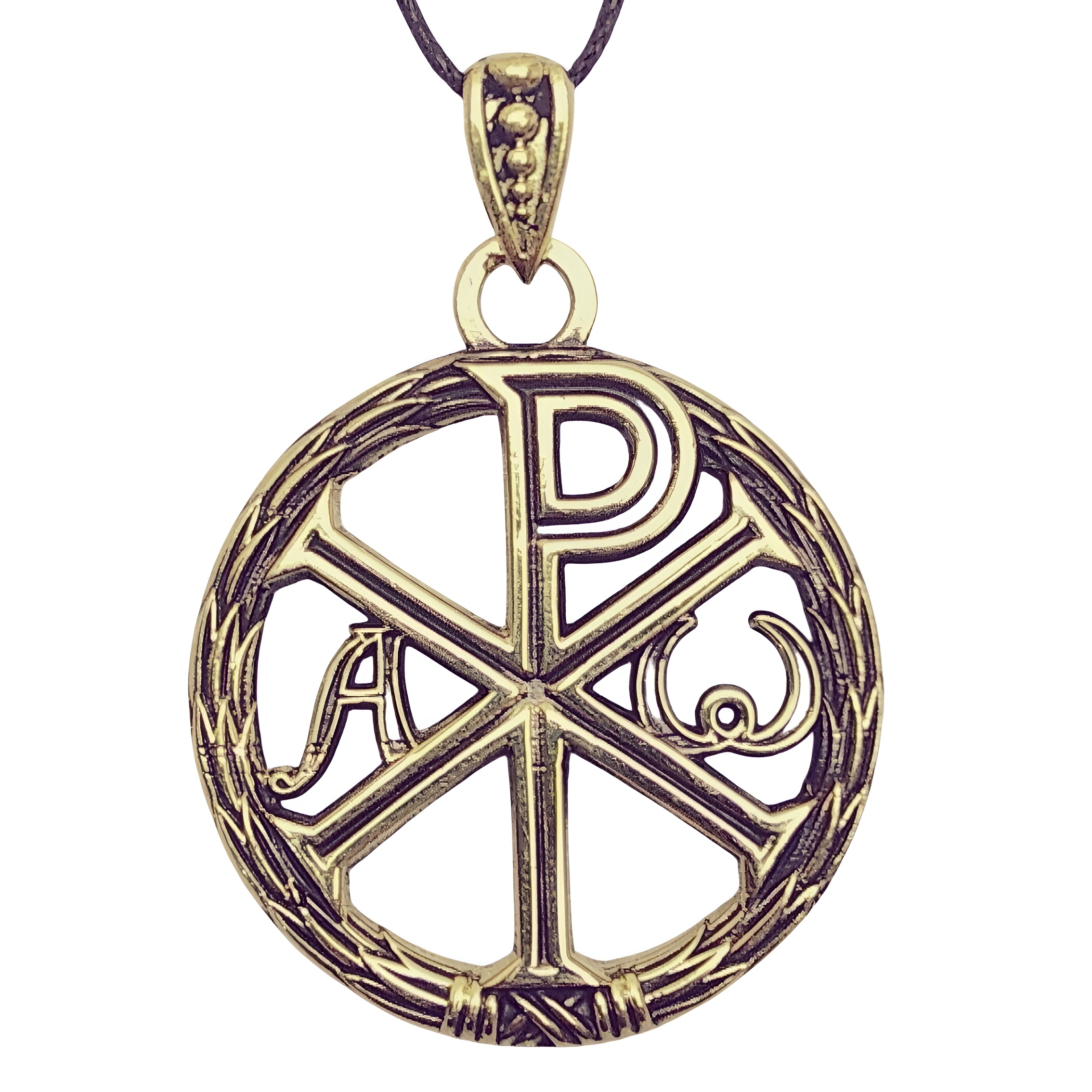 Бронзовая подвеска Хризма