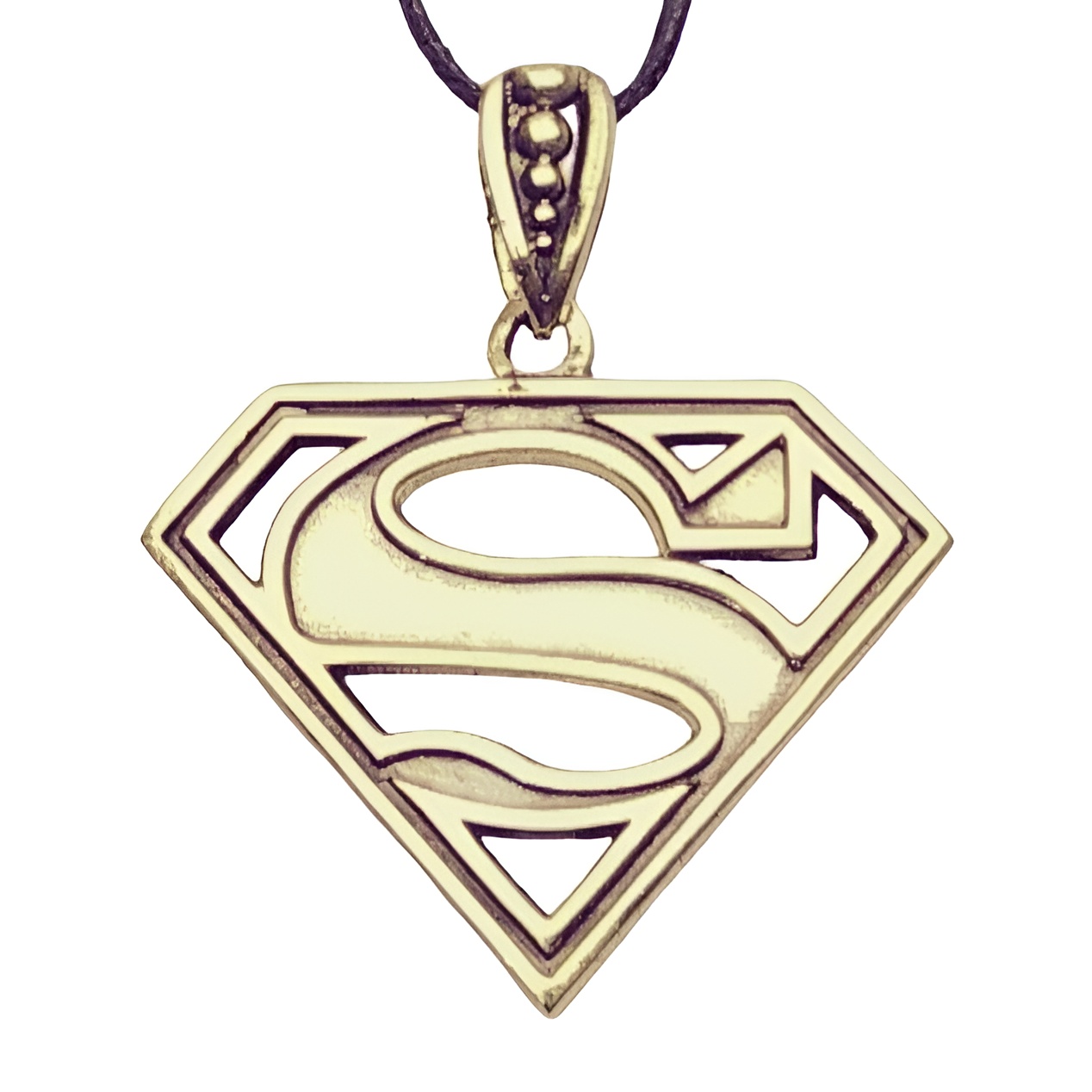 Бронзовая подвеска Супермен