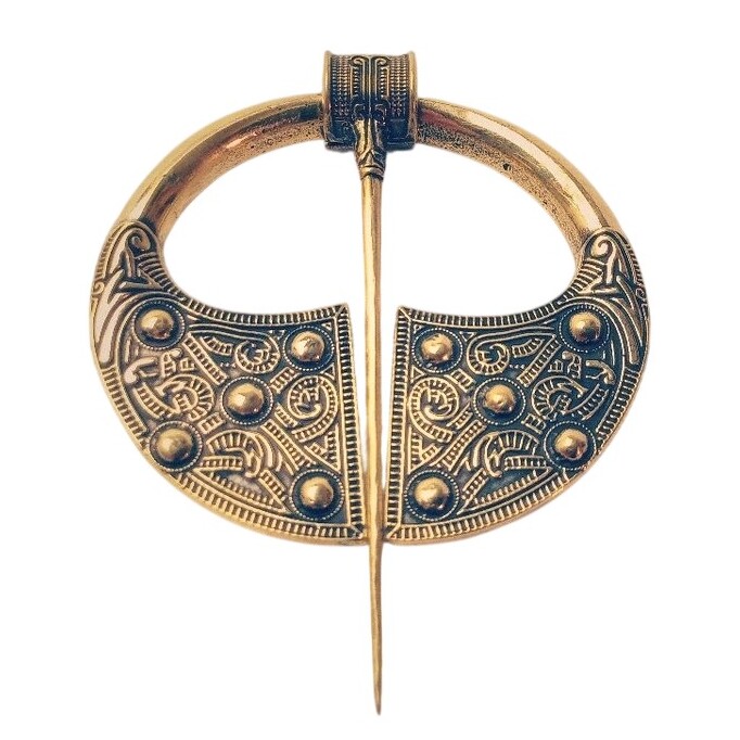 Бронзовая Фибула Британия 8-9 века