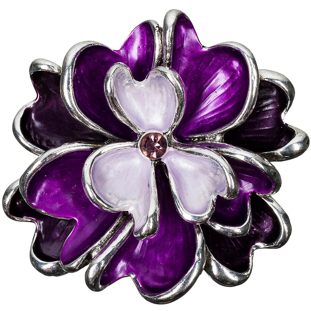 Shadore Брошь Цветок фиолетовыйФото 29482-02.jpg
