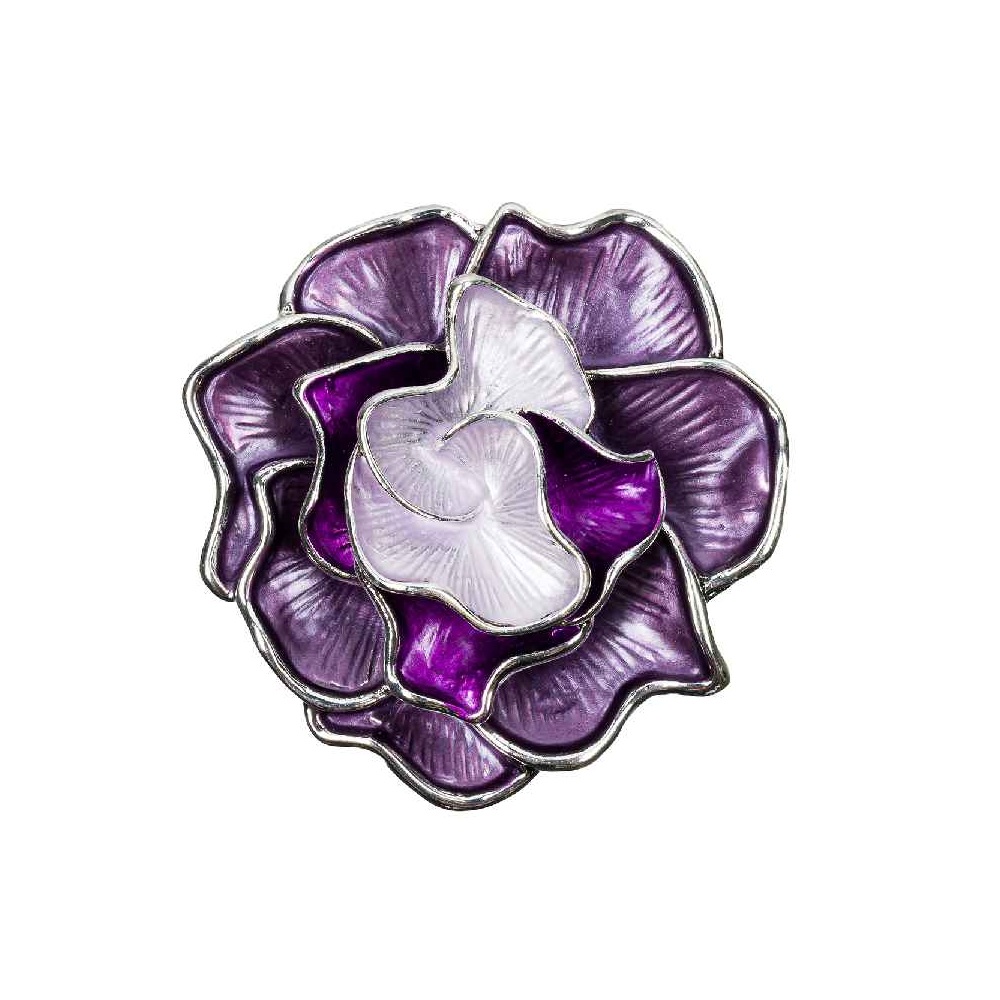 Shadore Брошь Цветок фиолетовый