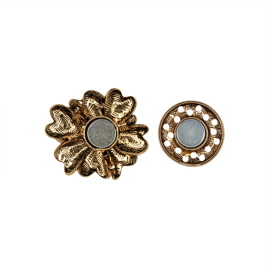 Shadore Брошь Цветок хакиФото 29484-04.jpg