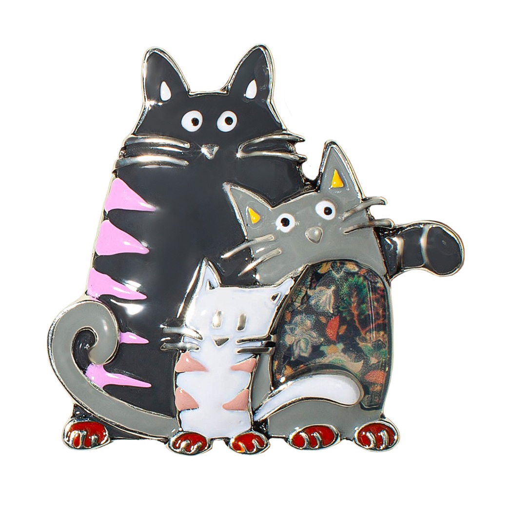 Shadore Брошь Котики