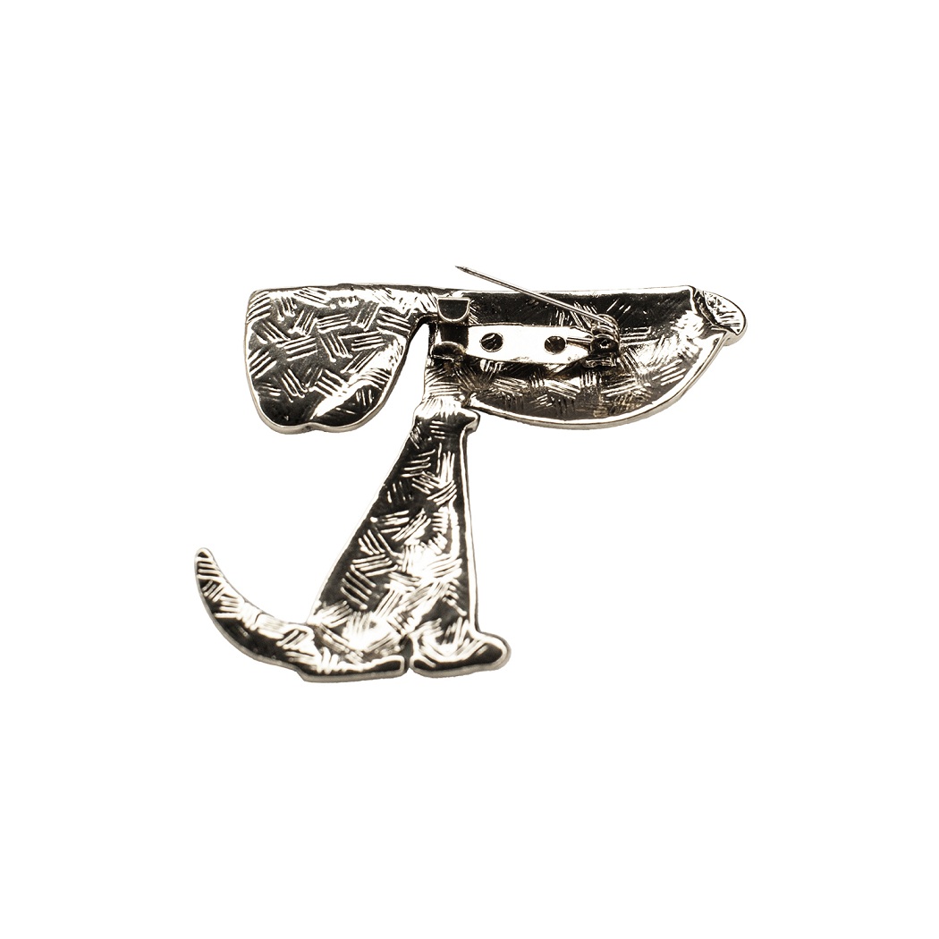 Shadore Брошь Собака фиолетоваяФото 29498-03.jpg