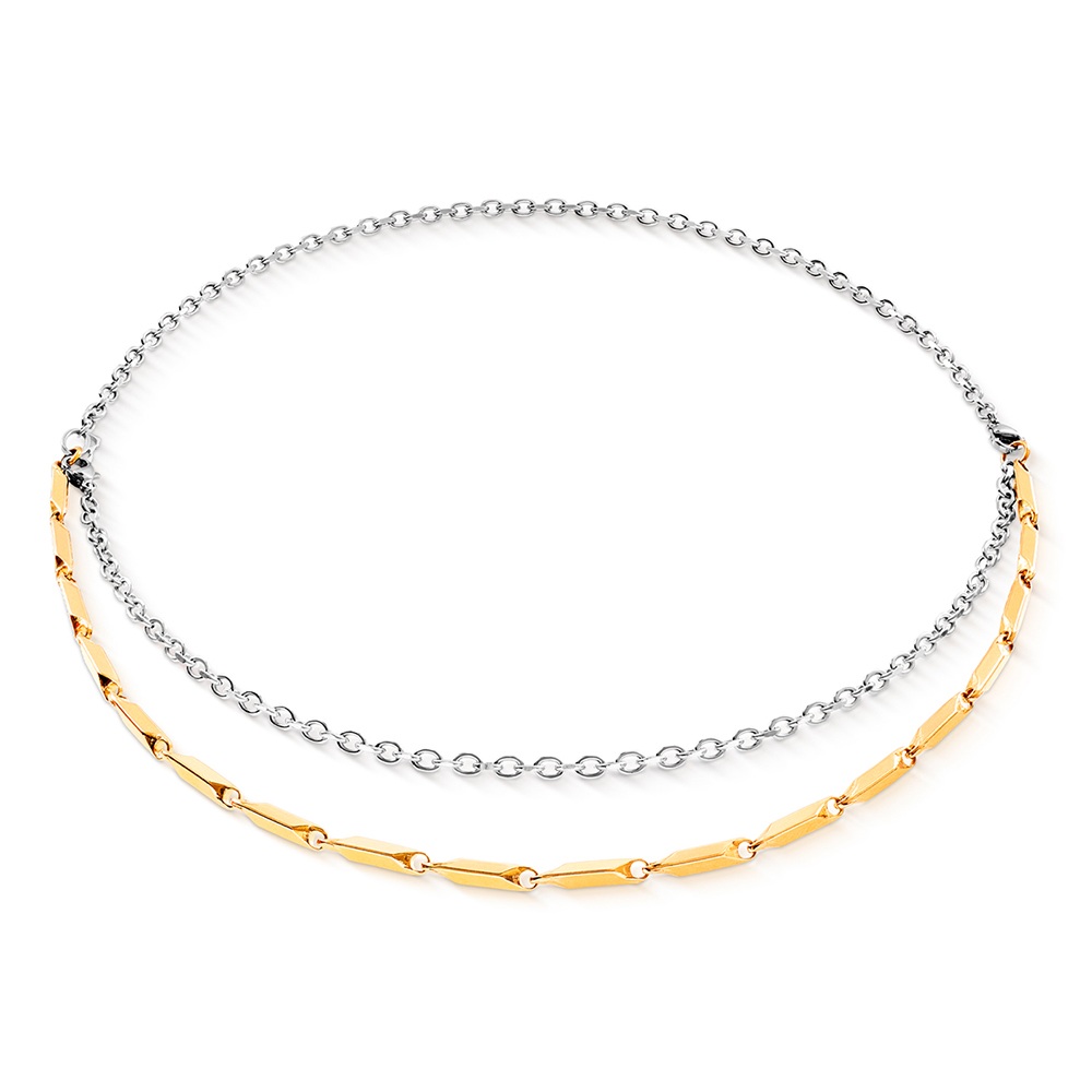 Coeur de Lion Колье Gold-Silver