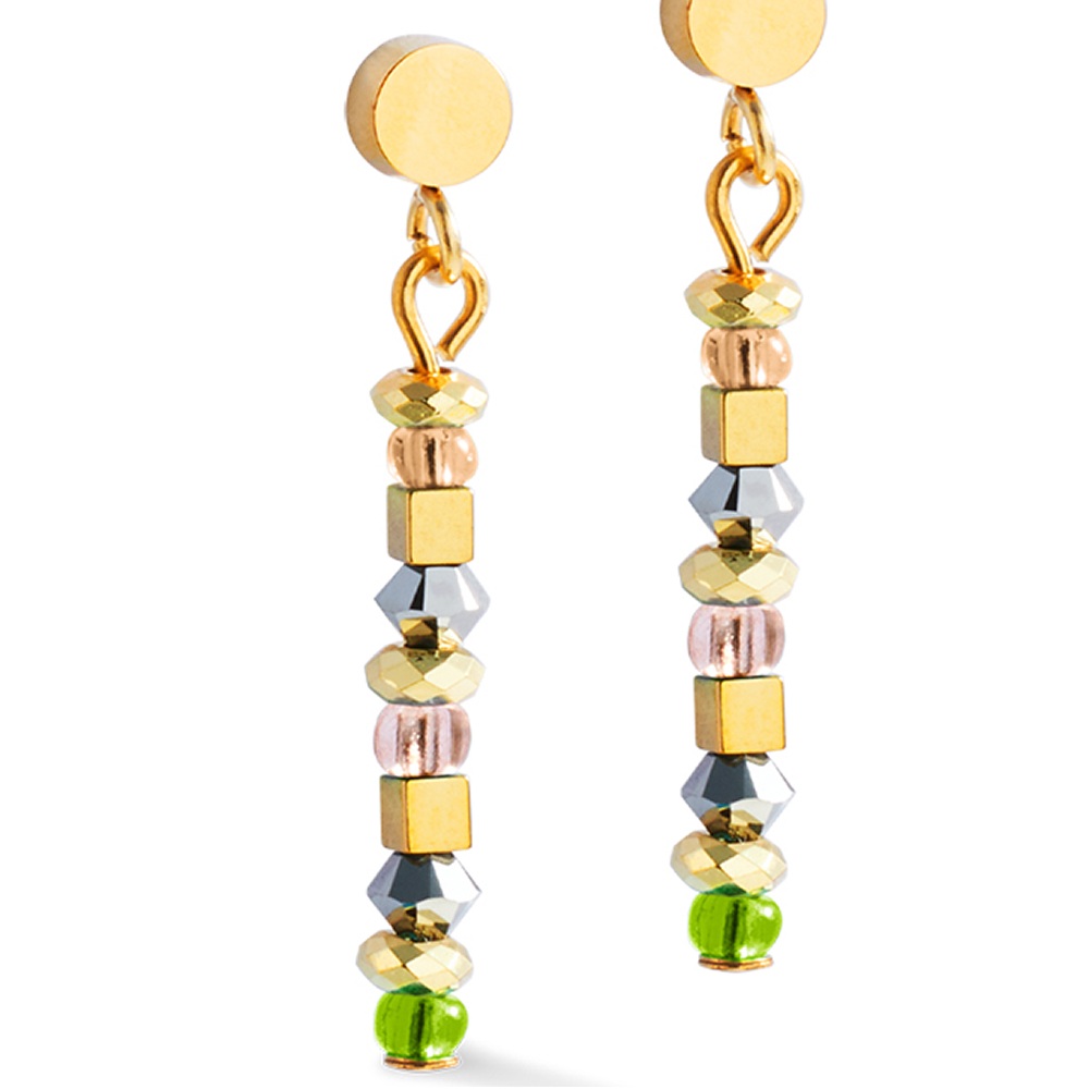 Coeur de Lion Серьги Brown-OliveФото 29529-02.jpg