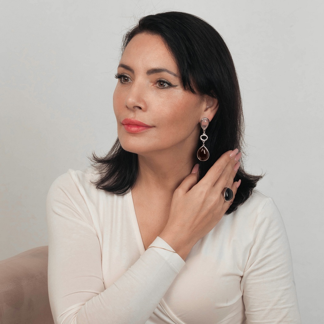 Possebon Серьги Q. Rose, Obs FumeФото 29539-02.jpg