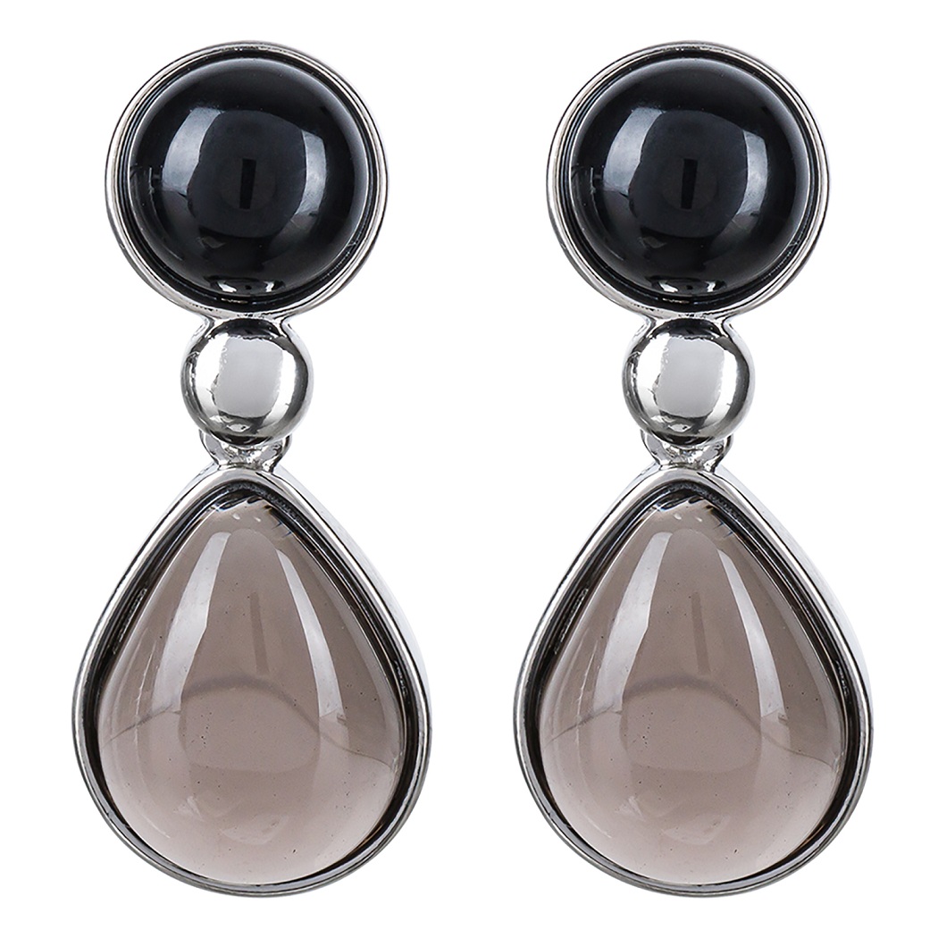 Possebon Серьги Agata Preto, Obs Fume