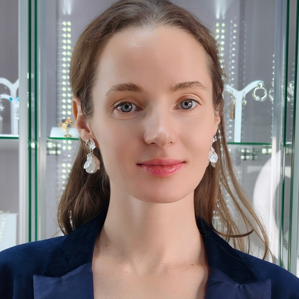 Fiore Luna Серьги IMITATION MOTHER-OF-PEARLФото 29552-02.jpg