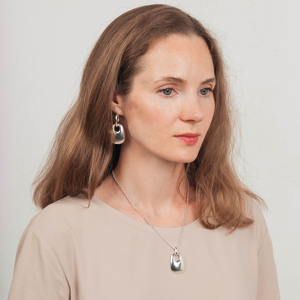 Fiore Luna Серьги silver spoonФото 29555-03.jpg