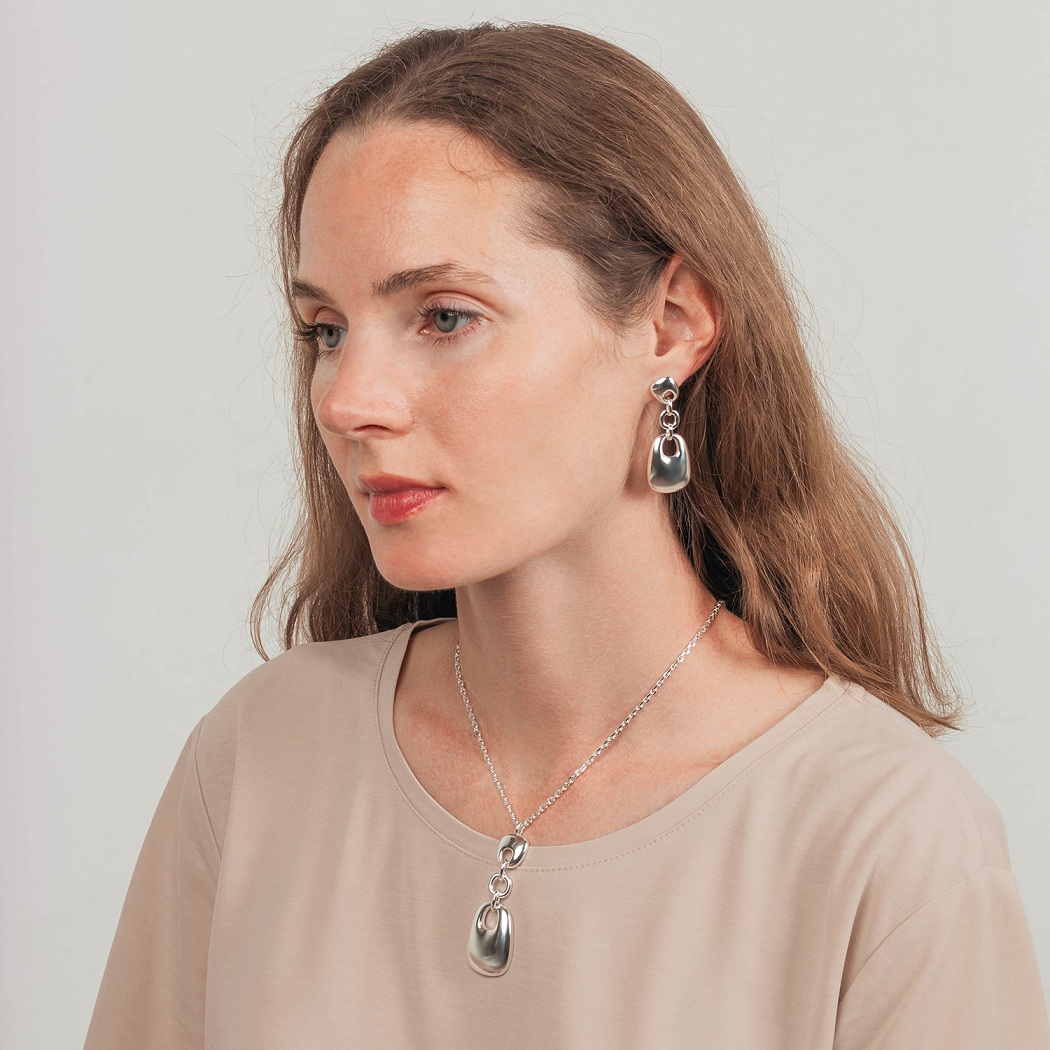 Fiore Luna Серьги silver spoonФото 29556-04.jpg