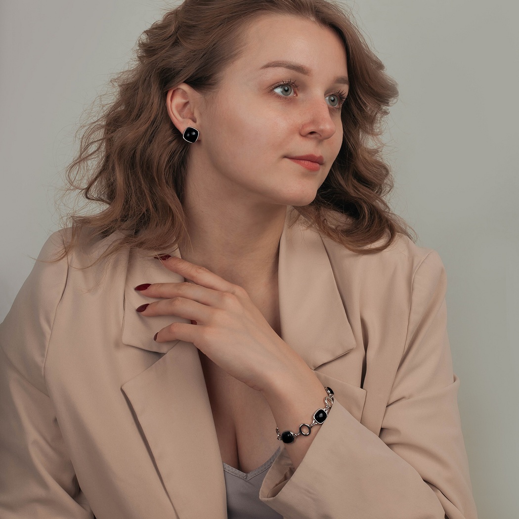 Possebon Браслет Agata PretoФото 29585-04.jpg