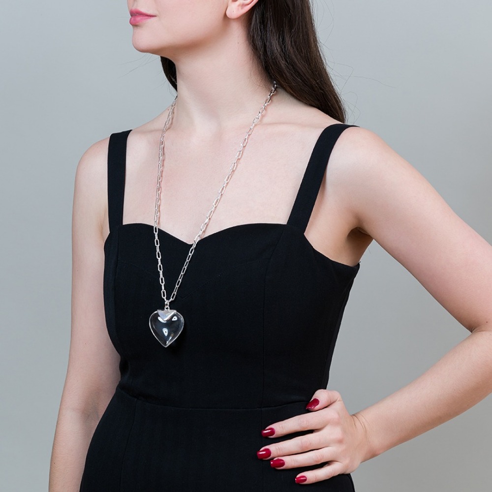 Fiore Luna Колье Crystal HeartФото 29617-02.jpg