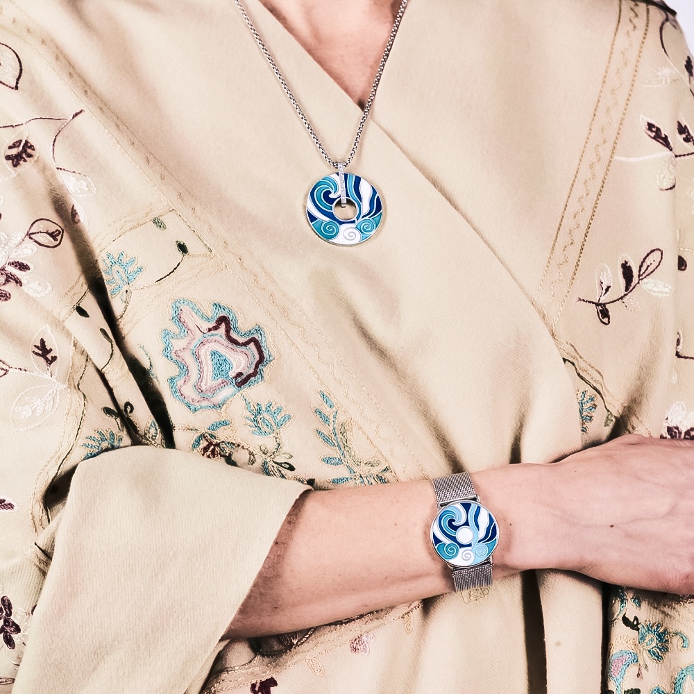 Fiore Luna Браслет на металлическом ремешкеФото 29631-02.jpg